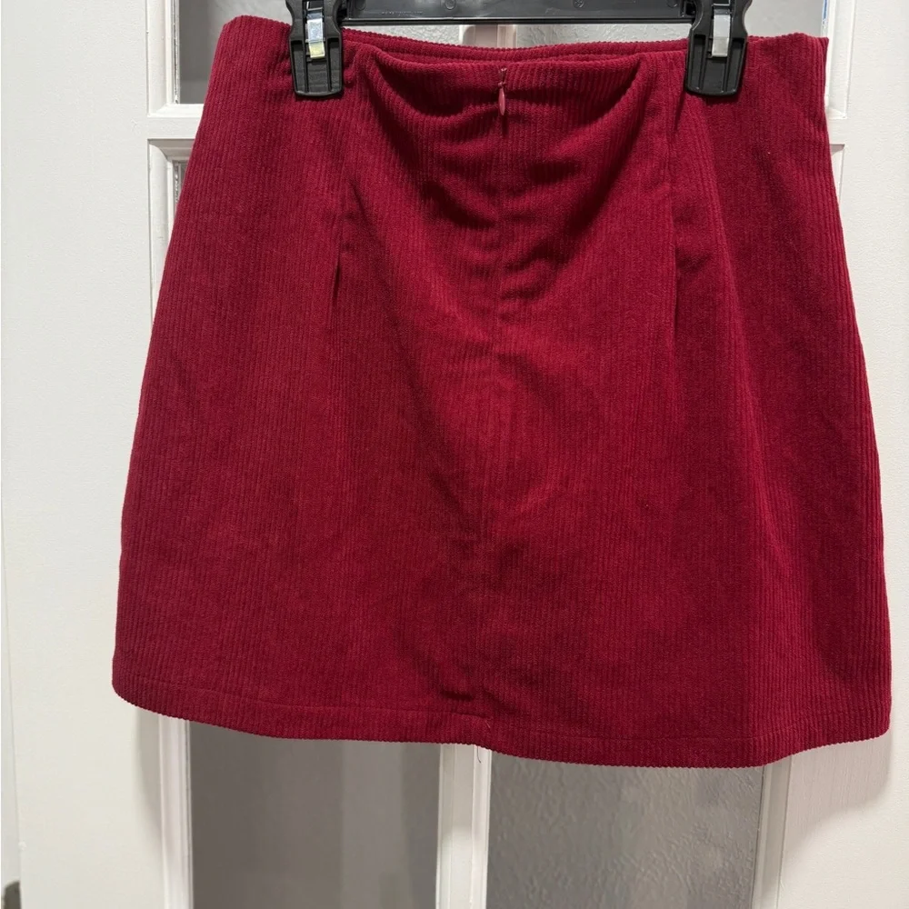 NWT Halara High Waisted 2-in-1 A Line Mini Corduroy Skirt - Picture 7 of 12
